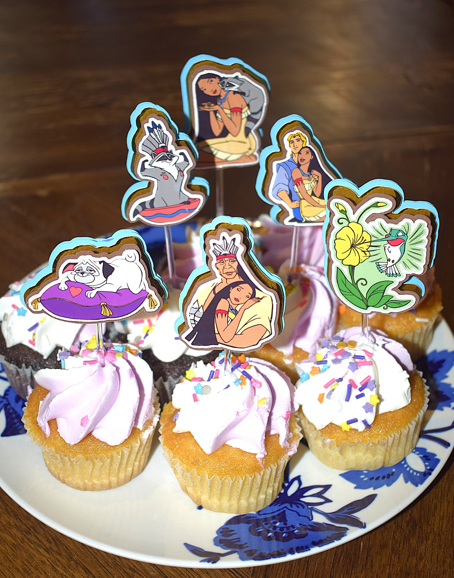 Custom Cupcake Toppers – Made to Order - Pack of 12