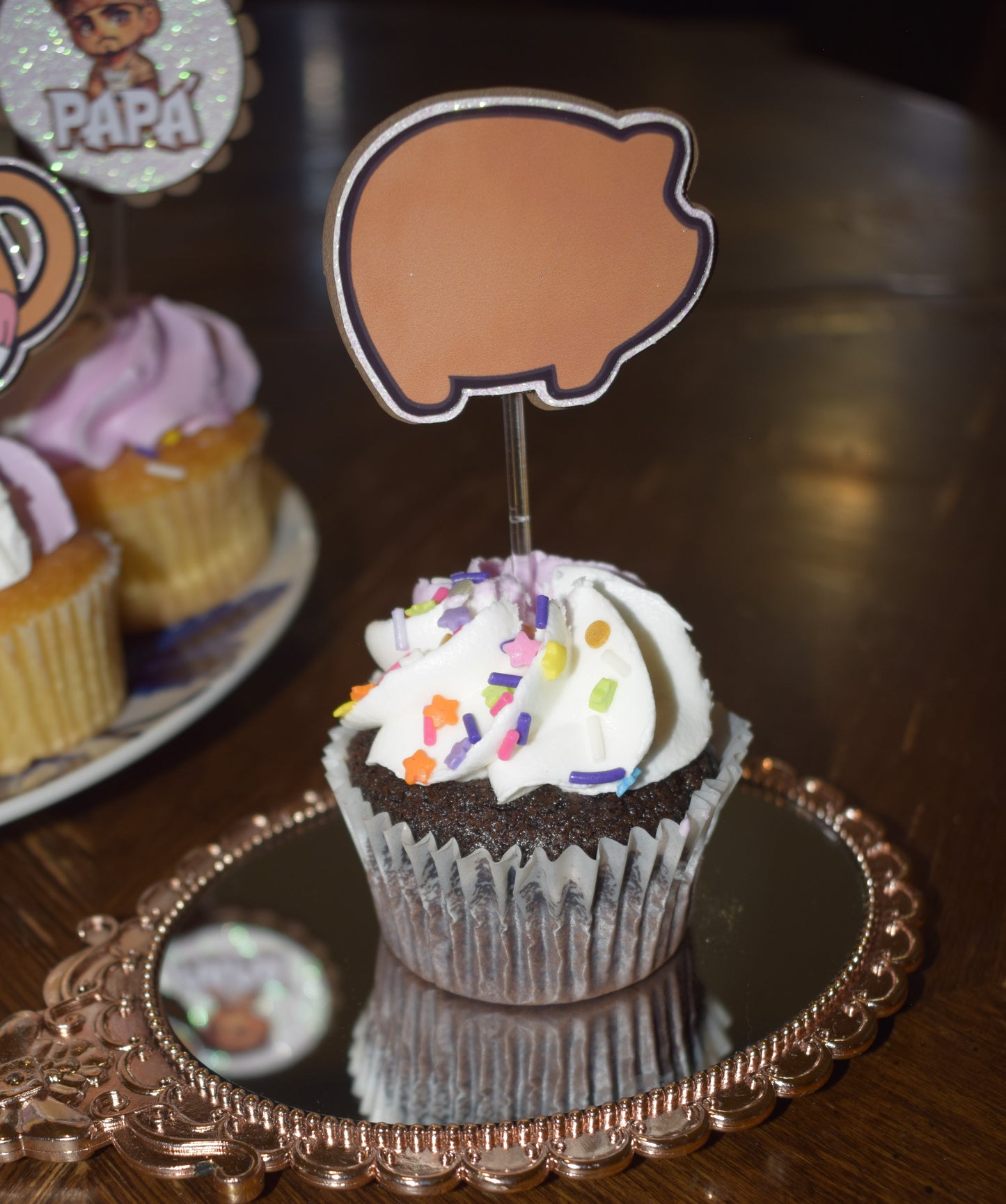 Custom Cupcake Toppers – Made to Order - Pack of 12