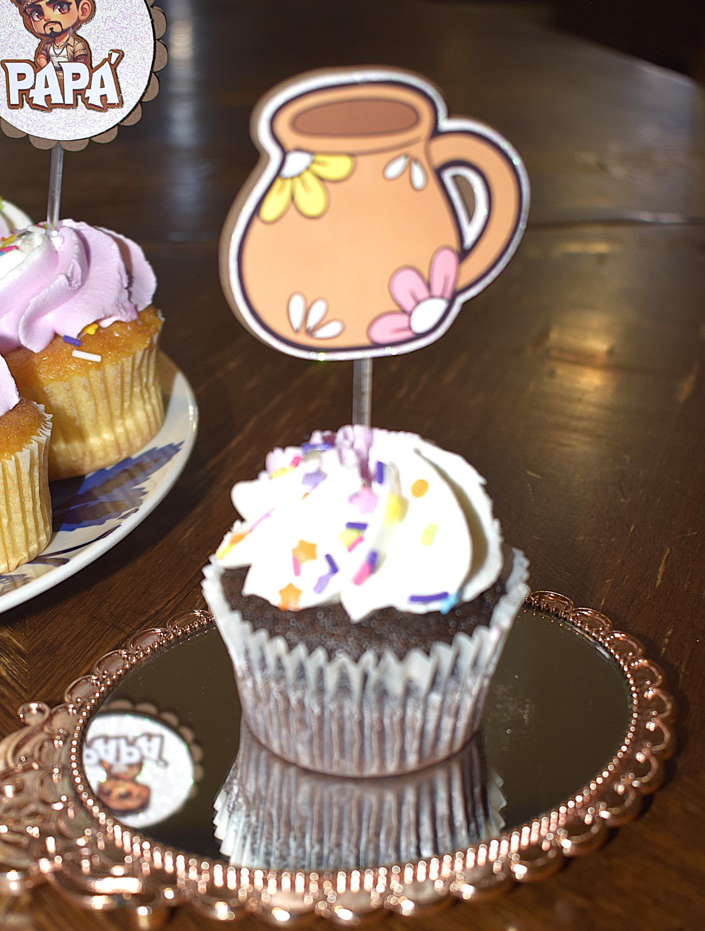 Custom Cupcake Toppers – Made to Order - Pack of 12