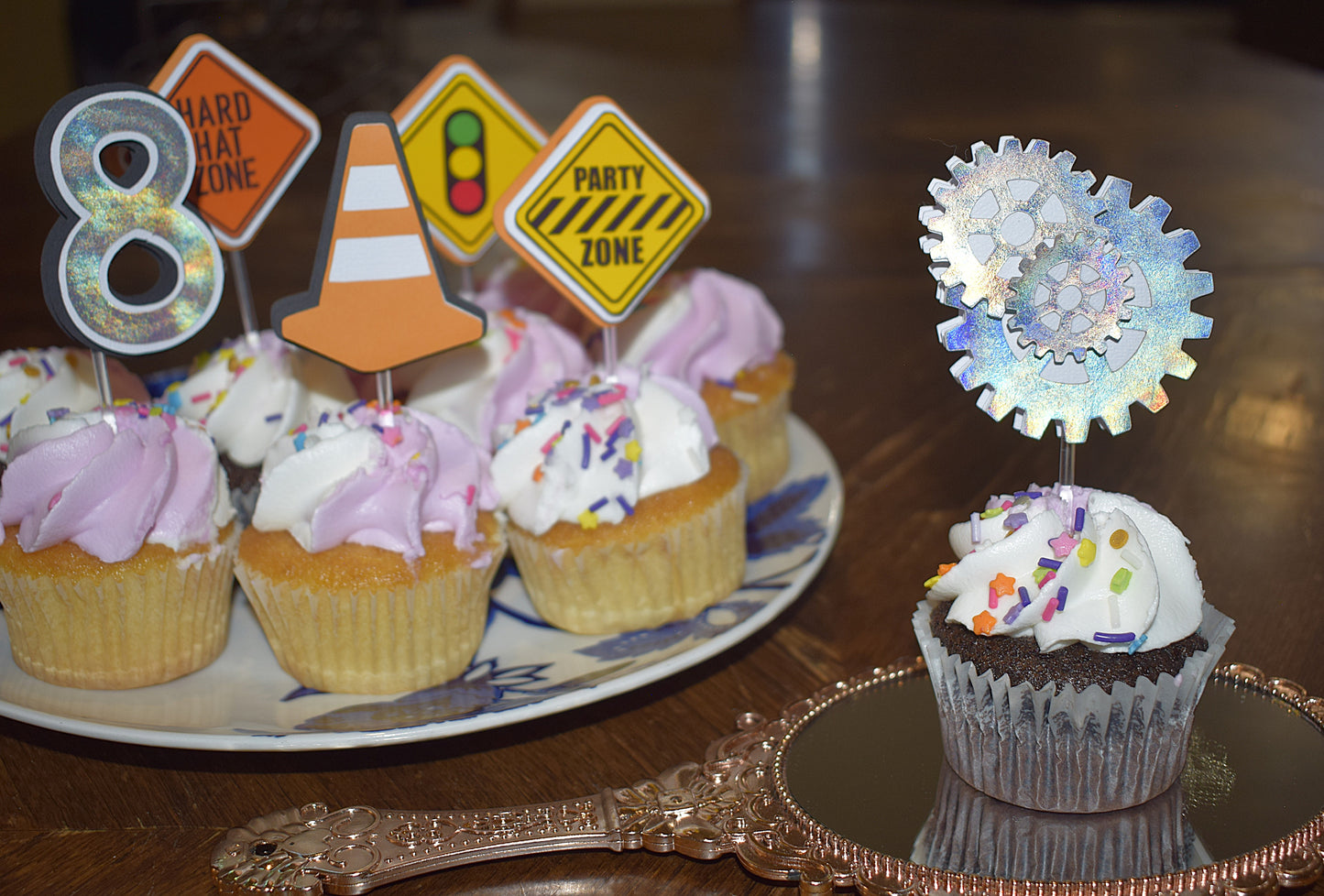 Custom Cupcake Toppers – Made to Order - Pack of 12